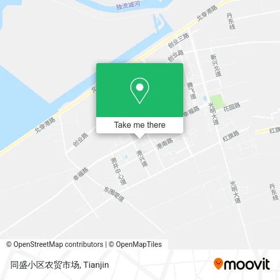 同盛小区农贸市场 map