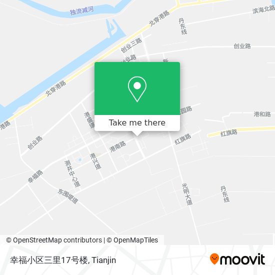 幸福小区三里17号楼 map