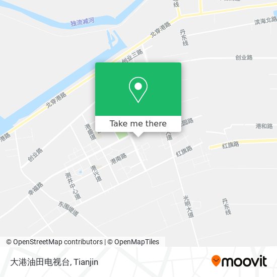 大港油田电视台 map