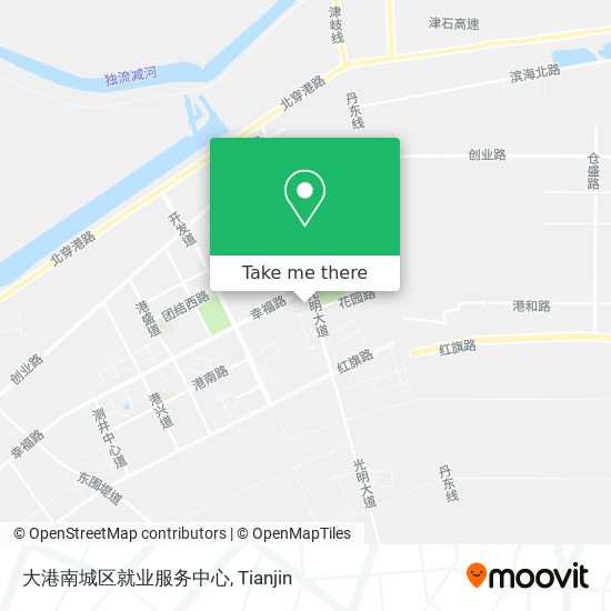 大港南城区就业服务中心 map
