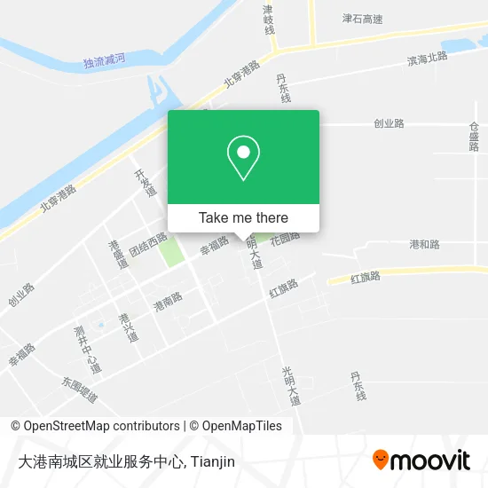 大港南城区就业服务中心 map