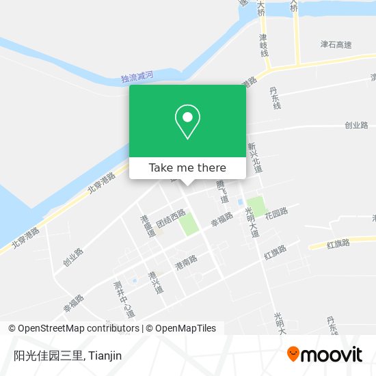 阳光佳园三里 map
