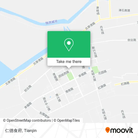 仁德食府 map