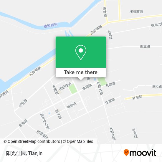 阳光佳园 map