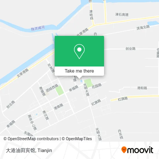 大港油田宾馆 map