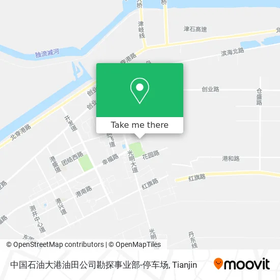 中国石油大港油田公司勘探事业部-停车场 map