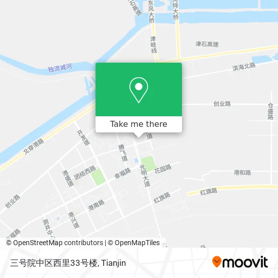 三号院中区西里33号楼 map