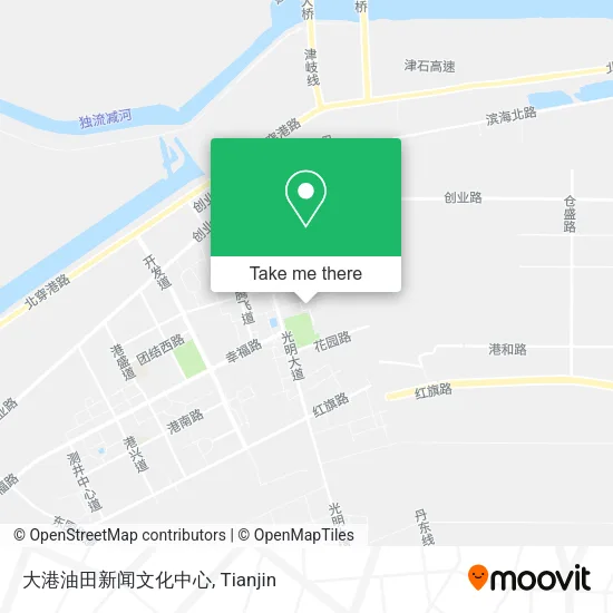 大港油田新闻文化中心 map