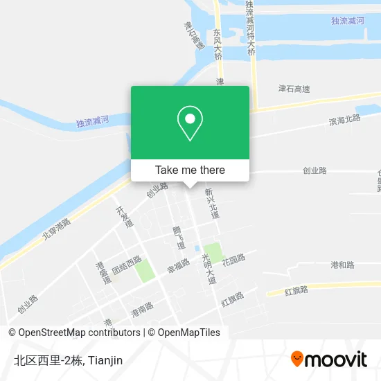 北区西里-2栋 map