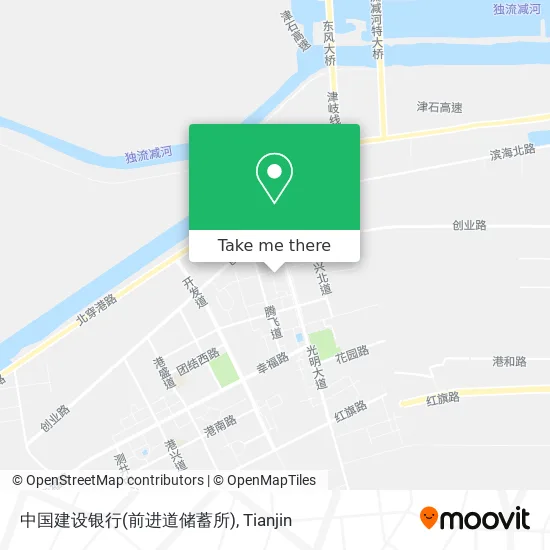 中国建设银行(前进道储蓄所) map