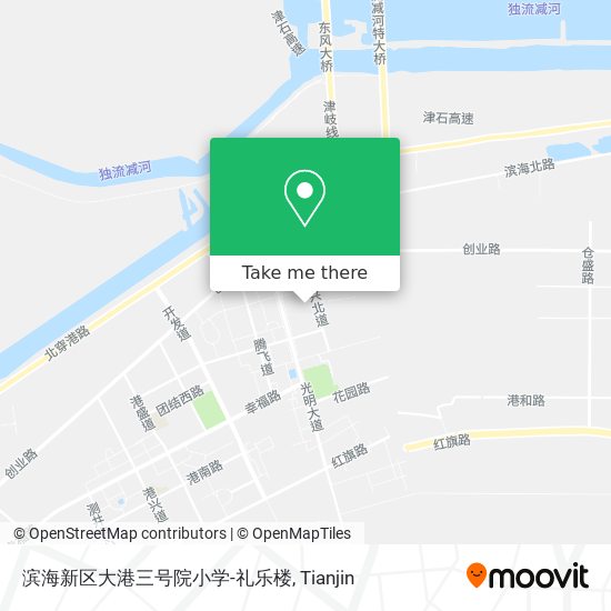 滨海新区大港三号院小学-礼乐楼 map