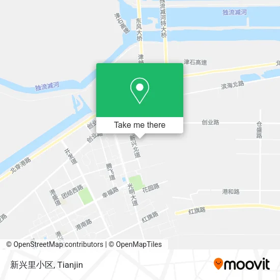新兴里小区 map