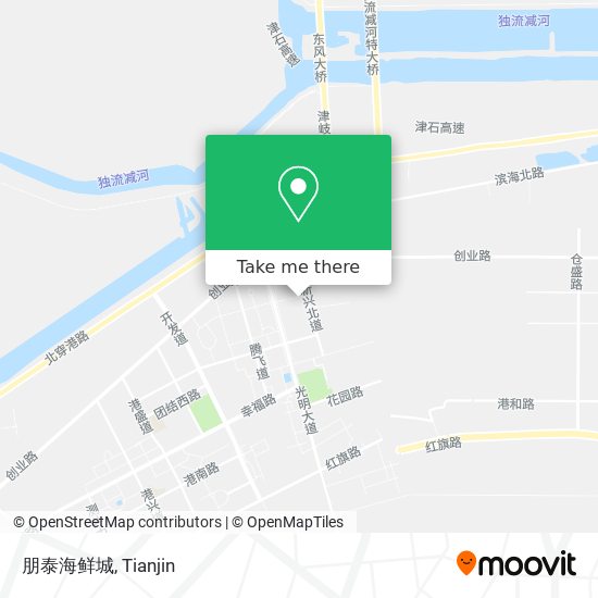 朋泰海鲜城 map