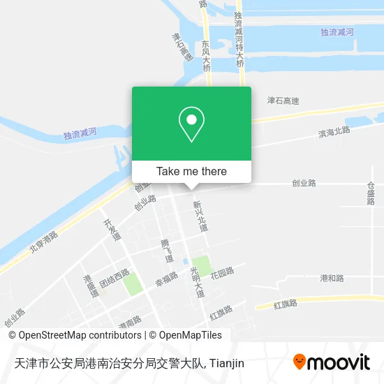 天津市公安局港南治安分局交警大队 map