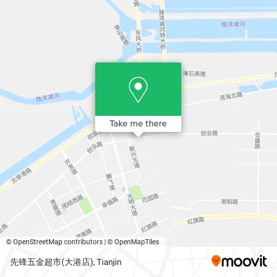 先锋五金超市(大港店) map