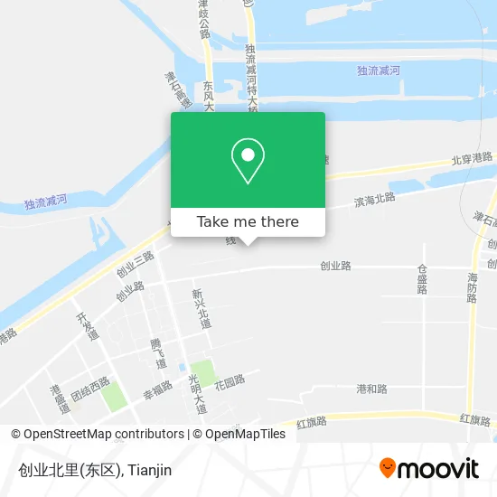 创业北里(东区) map