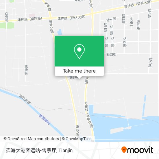 滨海大港客运站-售票厅 map