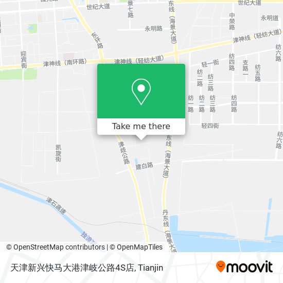 天津新兴快马大港津岐公路4S店 map