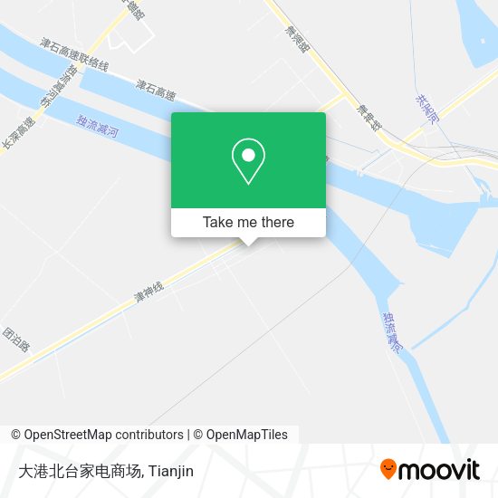 大港北台家电商场 map