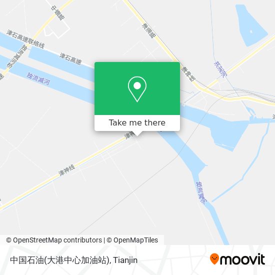 中国石油(大港中心加油站) map