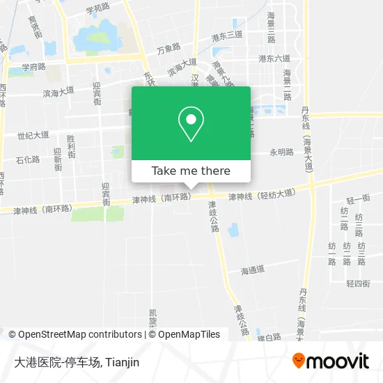 大港医院-停车场 map