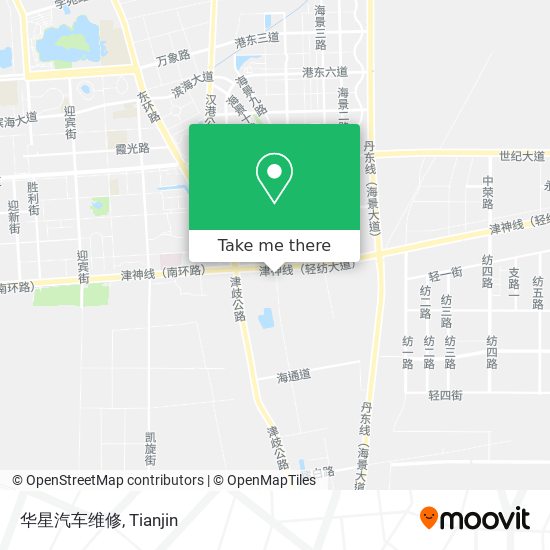华星汽车维修 map