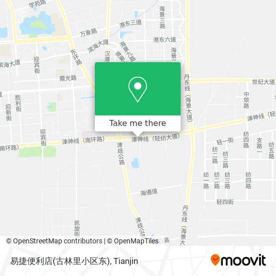 易捷便利店(古林里小区东) map