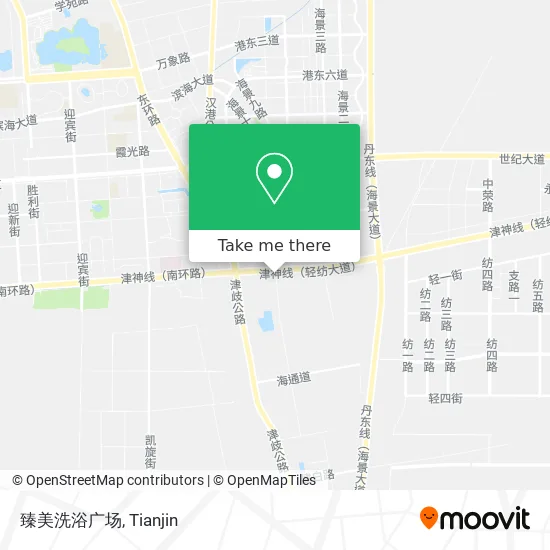 臻美洗浴广场 map