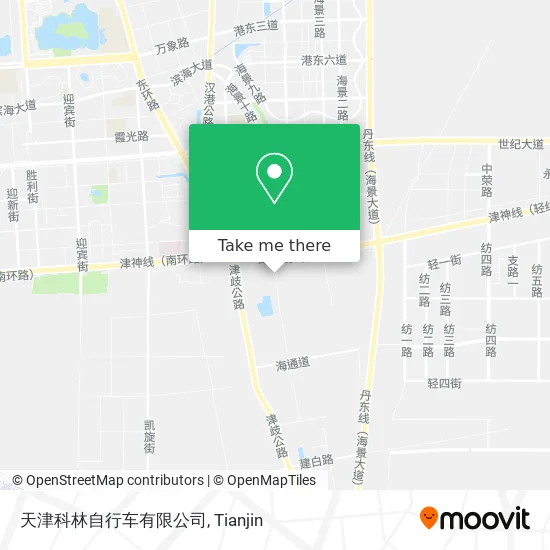 天津科林自行车有限公司 map