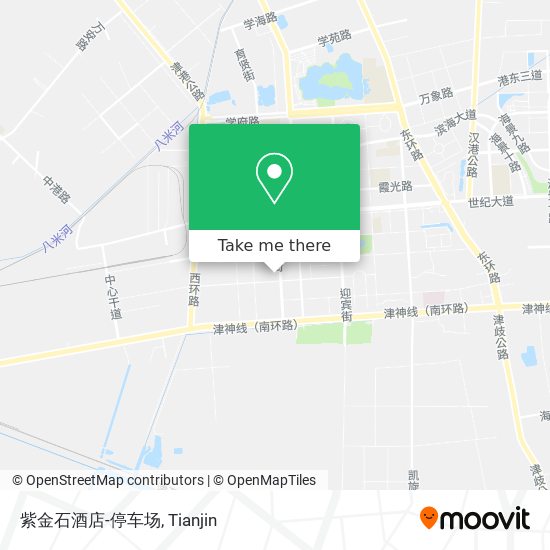 紫金石酒店-停车场 map