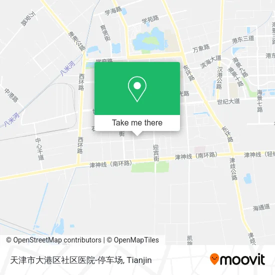 天津市大港区社区医院-停车场 map