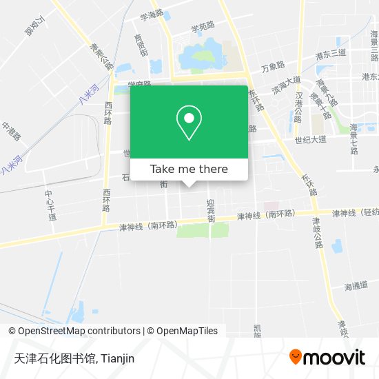 天津石化图书馆 map