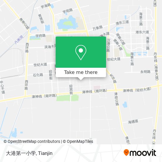 大港第一小学 map