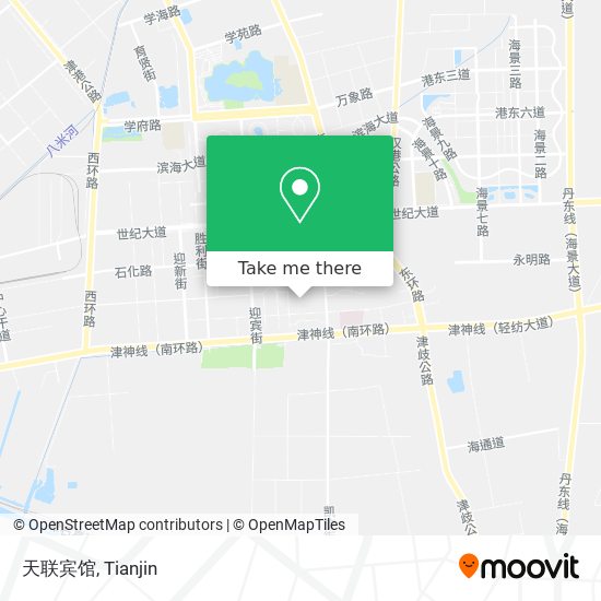 天联宾馆 map