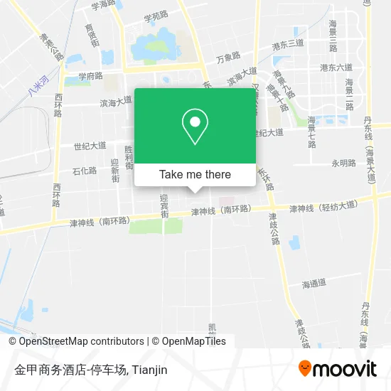金甲商务酒店-停车场 map