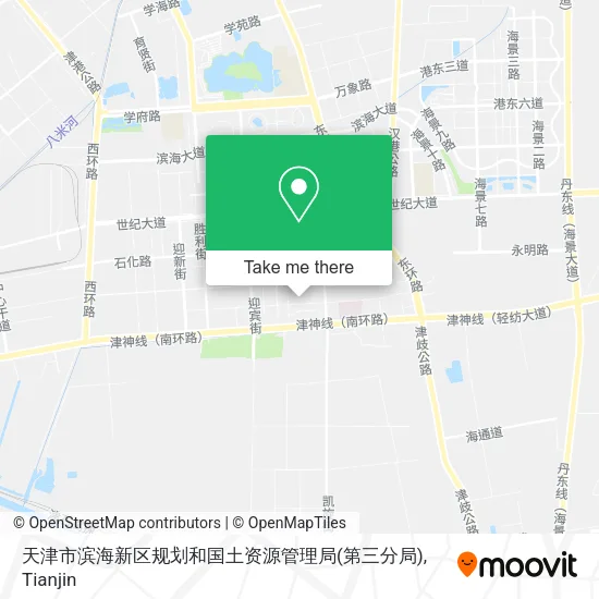 天津市滨海新区规划和国土资源管理局(第三分局) map
