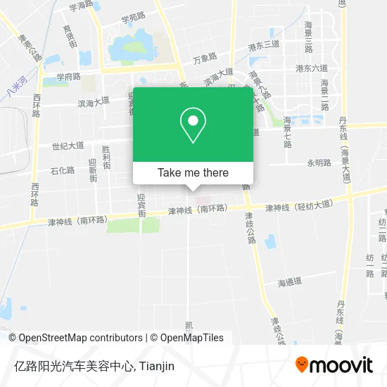 亿路阳光汽车美容中心 map