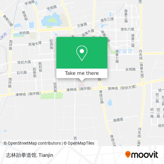 志林跆拳道馆 map