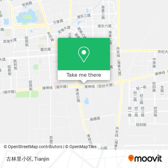 古林里小区 map