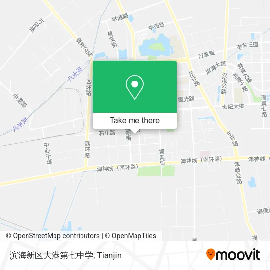 滨海新区大港第七中学 map