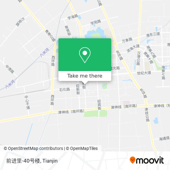 前进里-40号楼 map