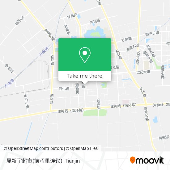 晟新宇超市(前程里连锁) map