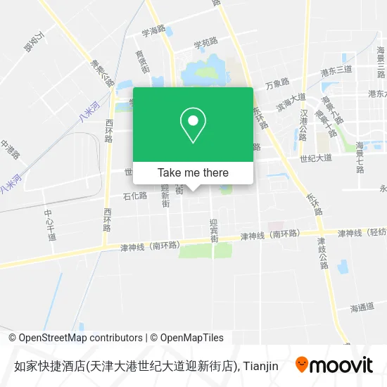 如家快捷酒店(天津大港世纪大道迎新街店) map