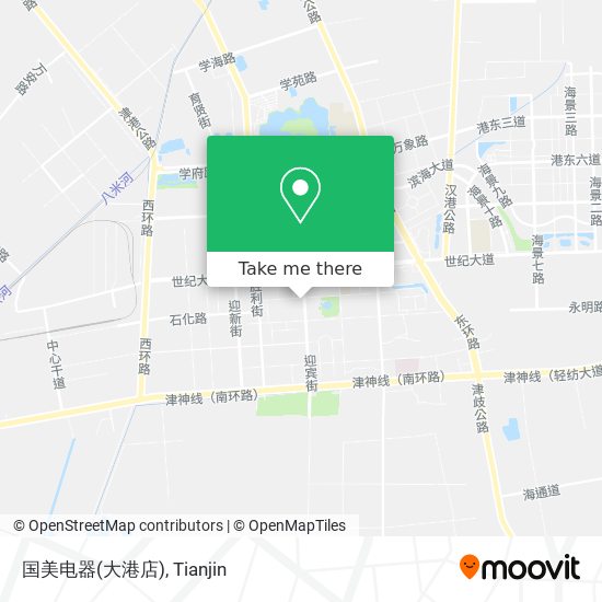 国美电器(大港店) map