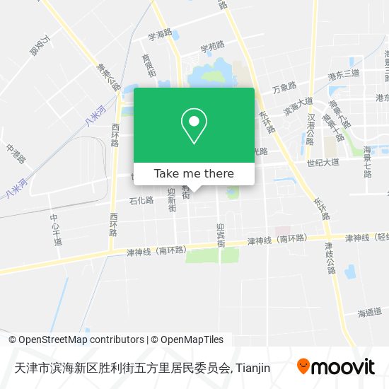 天津市滨海新区胜利街五方里居民委员会 map