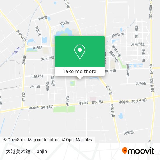 大港美术馆 map