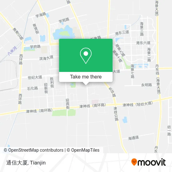 通信大厦 map