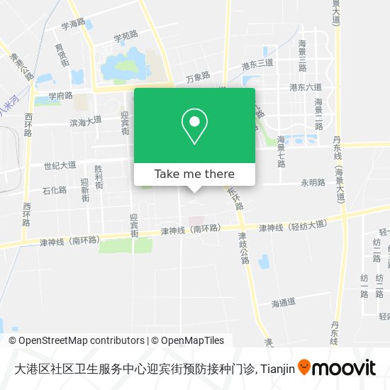 大港区社区卫生服务中心迎宾街预防接种门诊 map