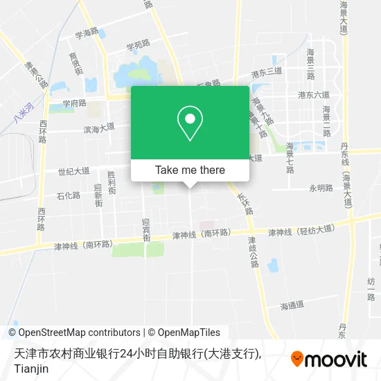天津市农村商业银行24小时自助银行(大港支行) map