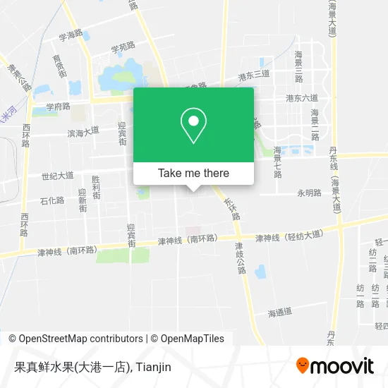 果真鲜水果(大港一店) map
